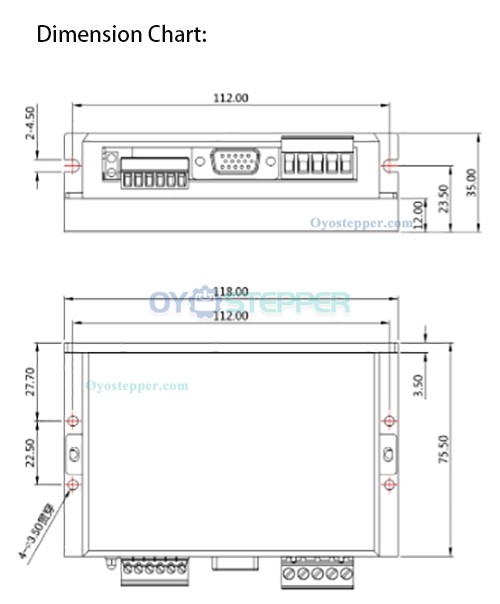 MCAC708 Digital AC Servo Driver 10A 24-50V for AC Servo motor  